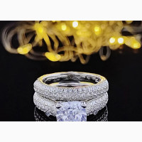 Long Lasting Sterling Silver Engagement and Wedding Rings