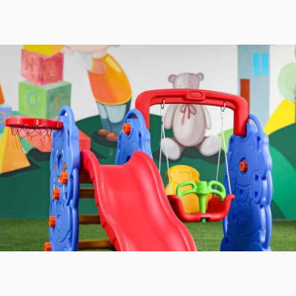 Brand New KidTime 3in1 Slide, Swing and Basketball