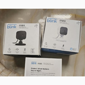 Blink Mini Indoor Plug in HD Smart Security Camera
