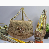 Nadia Ferri Italian Show With Matching Bag for Women