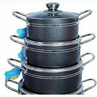 4 Set of Non Stick Pot (Small Size)