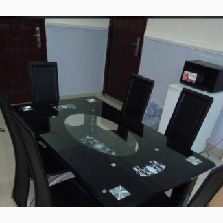 6-Seater Tered Glass Dining