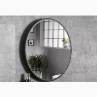 Black Executive Mirror With Shelve