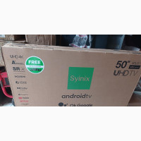 Syinix 50 Inches Android TV with Ok Google Voice Control