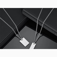 D Tag Necklace