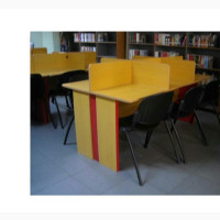 Library Table With 6nos Chairs