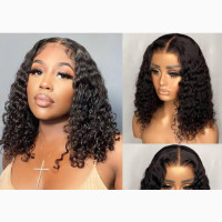 Full Frontal Deep Wave Human Hair 14inchese