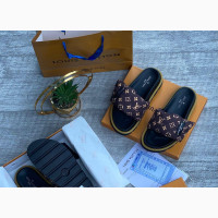 Louis Vuitton Paris Luxury Slides - Brand New, Size 37-42