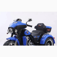 Blue Harley Davidson