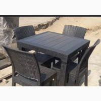 Quality Plastic Outdoor Chairs and Table By4