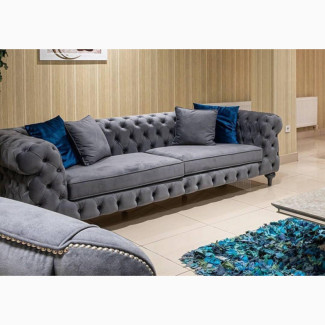 Standard Three Seater Sofas, Gray Color