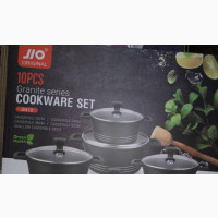 JIO ORIGINAL J0410 10pcs Granite Series Cookware Set