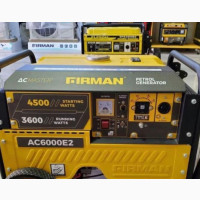 FIRMAN AC6000E2 Automatic Generator - Brand New