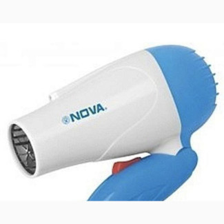 Compact Nova Mini Foldable Hand Hair Dryer - Ideal for Grooming on-the-go