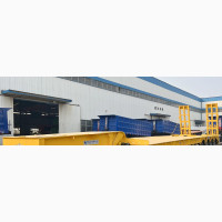 100 Ton Low Bed Trailers 4 Axles With Mechanical Rs
