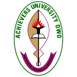 Achievers University, Owo 2025/2026 Session Admission forms are on sales
