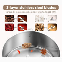 High Speed Powerful Spice/Coffee/Seed/Nuts Grinder