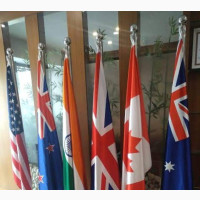 JS Indoor Flag With Stand - High Quality