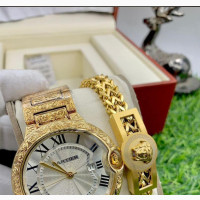 High Quality Cartier Wrist Watch With Bracelet