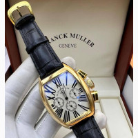 Franck Muller Leather Chronograph Wristwatch