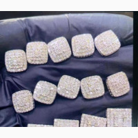 VVS Diamonds Earrings - Brand New, Unisex, Fashion Jewelry