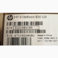 New Laptop HP EliteBook 830 8GB Intel Core I5 SSD 256GB