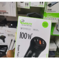 Car Charger 100W Super Fast Charging With TYPE-C Cable