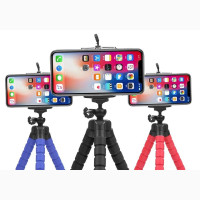 Flexible Sponge Octopus Tripod Mobile Phone Holder