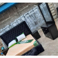 Quality 6by6 Complete Set of Upholstery Padded Bed Frame