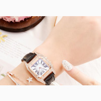 Classic Quality Female 2in1 Quality Leather Watch