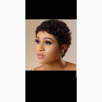 Healthy Hair Short Curly Wig