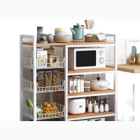 Trolley Kitchen Storage Racks Floor Multi-Layer