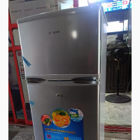 Polystar Double Door Refrigerator - Brand New - 182L - Silver