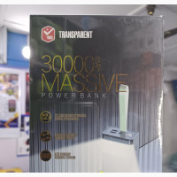 Transparent 30000mah Massive Power Bank