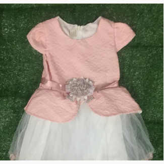 Turkey Peach Dress With Bow