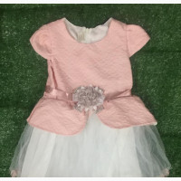 Turkey Peach Dress With Bow
