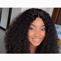16 Inches Kinky Closure Wig