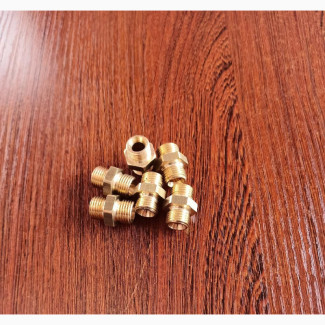 Brass Hex Nipple 1/4