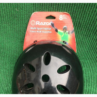 Razor V17 Multi-Sport Child#039;s Helmet, Glossy Black