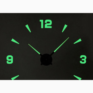 100cm Extra Large Night Glow Diy Decorative Wall Clock