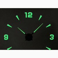 100cm Extra Large Night Glow Diy Decorative Wall Clock