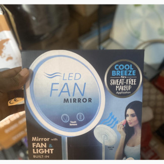 LED Fan Mirror - Stay Cool and Look Fabulous