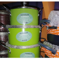 Kinelco Aluminium Non-Stick Belly Shape Cookware Set