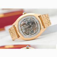 CARTIER Mechanical GOLD SILVER Watch for Men