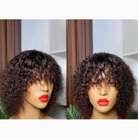 8 Brown Deep Curly Fringe