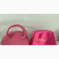 Zara Pink Leather Handbag - Brand New