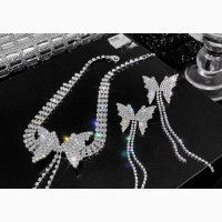 Stunning Rhinestone Necklace Set - Brand New Fashion Jewelry