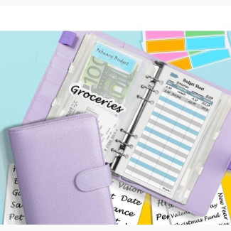 Budget Planner and Money Organizer Binder - Harphia