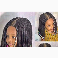 Kids Braided Wig