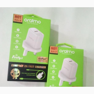 Oraimo Charger - Brand New, Black, Power Delivery